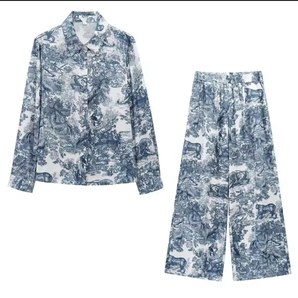 Resort Wear Pants Set - Picture 2 of 8